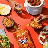 (4 pack) Chex Mix Cheddar Snack Mix, Savory Snack Bag, Family Size, 13.5 oz