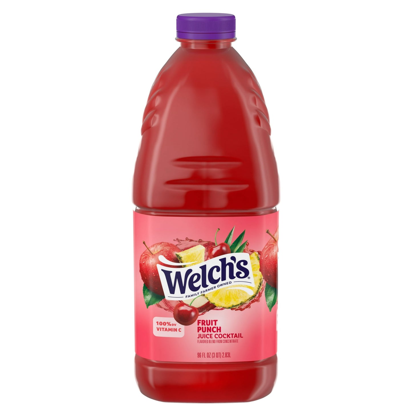(6 pack) Welch's Fruit Punch Juice Cocktail, 96 fl oz Bottle