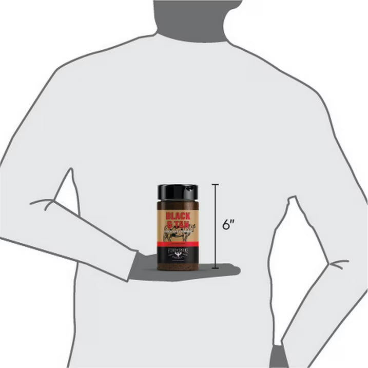 Fire & Smoke Society Black & Tan, Beef and Steak Rub, 13.6 Ounce