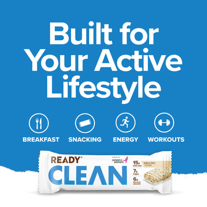 Ready Clean Protein Bar, Vanilla Swirl, 5 Count Box Protein Bar