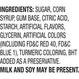 Charms, Blow Pop Mini, Christmas 2 oz Pouch, Peanut Free, Gluten Free. Milk & Soy may be present.