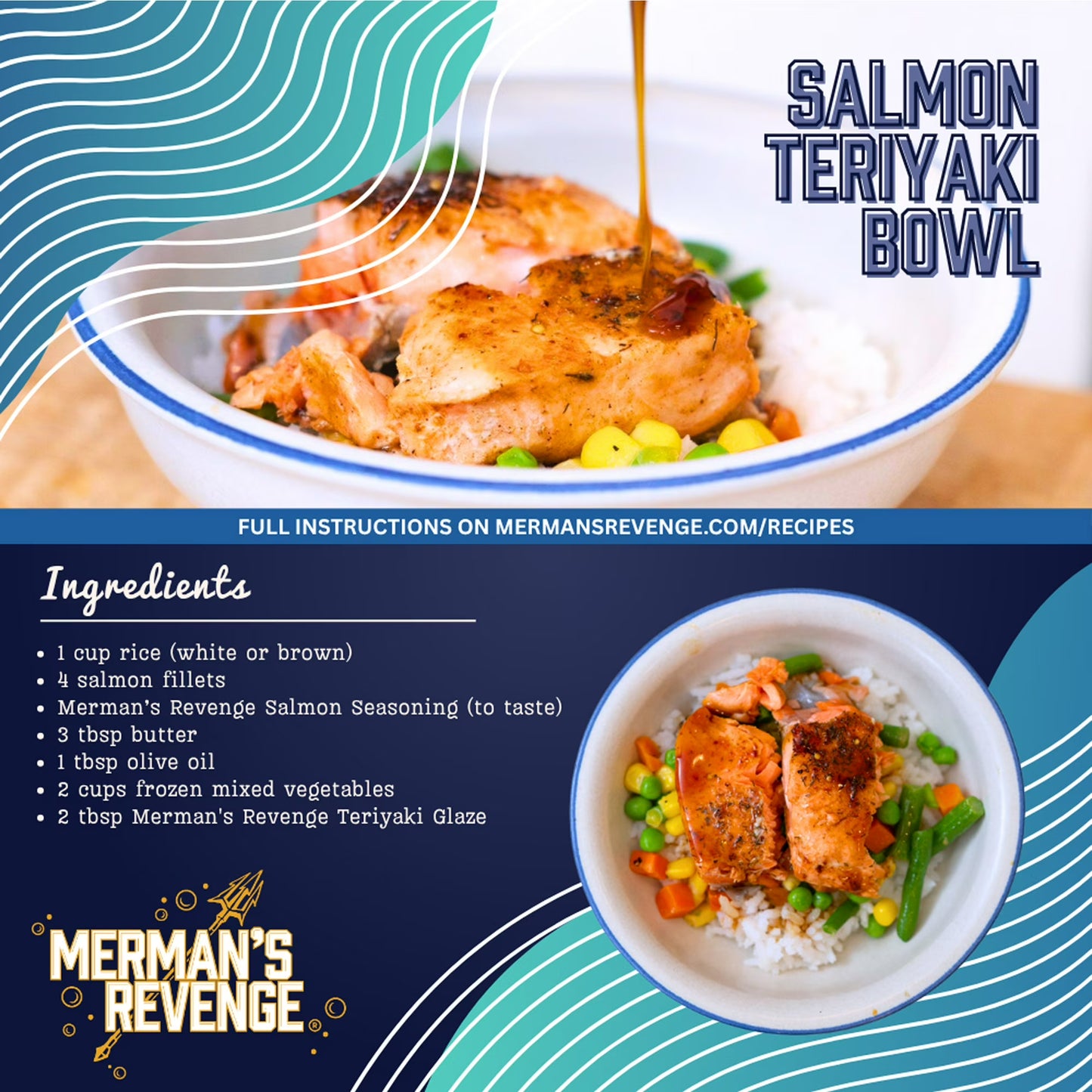 Merman’s Revenge Salmon Seasoning, 4.05 oz, Shaker