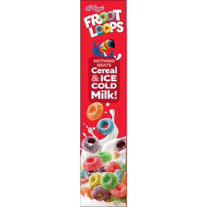 Kellogg's Froot Loops Original Breakfast Cereal, Good Source of Fiber, Mega Size, 24.7 oz