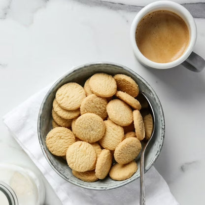 Walker’s Shortbread All-Butter Mini Shortbread Rounds Cookies, Kosher, 25 Count (6 Pack)