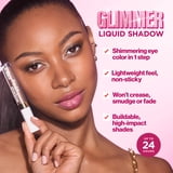 Revlon Glimmer Liquid Shadow, Shimmer Eyeshadow Makeup, 205 In Your Orbit, 0.10 fl oz