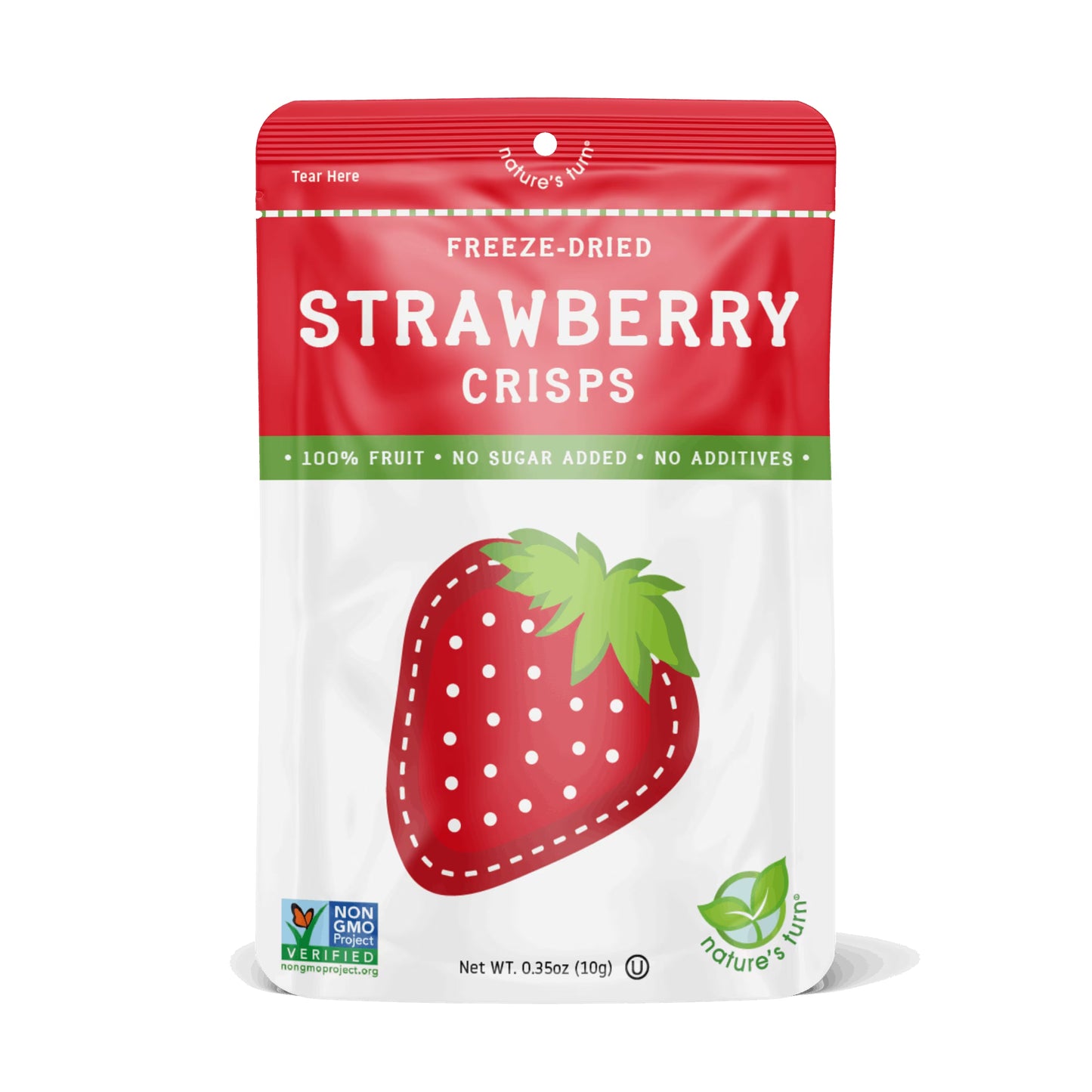 Nature’s Turn Freeze-Dried Fruit Crisps Variety Pack, No Added Sugar, Healthy Natural Fruit Crisp Snack for School Lunches, Lunchbox Snack Variety Bags of 30 (0.35 oz Each)