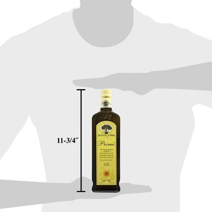 Frantoi Cutrera Primo Cold Extracted Italian Extra Virgin Olive Oil Cold Pressed, Polyphenol Rich Olive Oil, Authentic Certified DOP Sicilian EVOO Imported From Italy, 25.4 fl oz (Pack of 1)