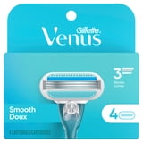 (2 pack) Venus Smooth Women's Razor Blade Refills, 4 Count