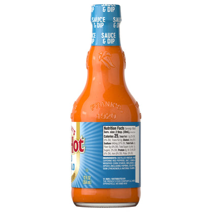 Frank's RedHot Kosher Mild Wings Hot Sauce, 12.0 fl oz Bottle