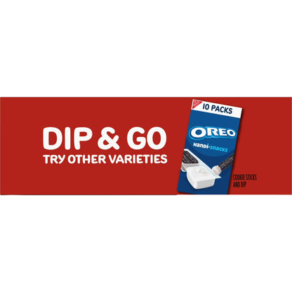 Handi-Snacks RITZ Crackers 'N Cheesy Dip Snack Packs, 10 Snack Packs