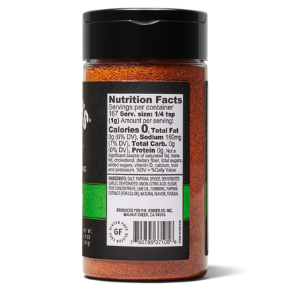 Kinder's Tequila Lime Seasoning for Grilling, 5.9 oz