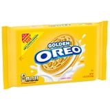 OREO Golden Sandwich Cookies, Family Size, 18.12 oz
