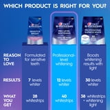 Crest 3DWhitestrips Pro-Level Whitening At-Home Teeth Whitening Kit, 20 Treatments, 12 Levels Whiter