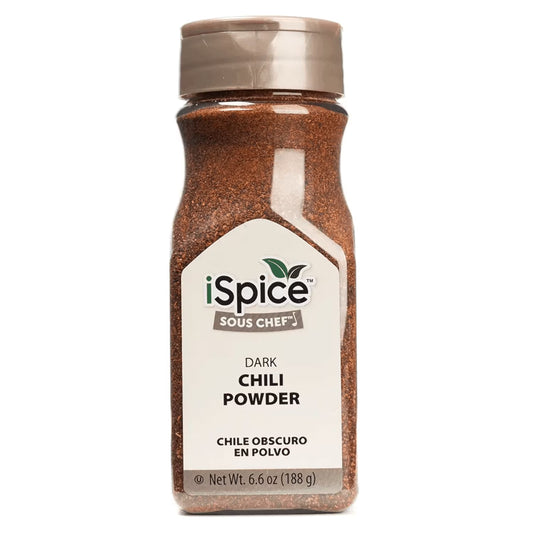 iSpice | Dark Chili Powder | 6.6 oz | Gourmet Spice | Kosher | Pure Ground