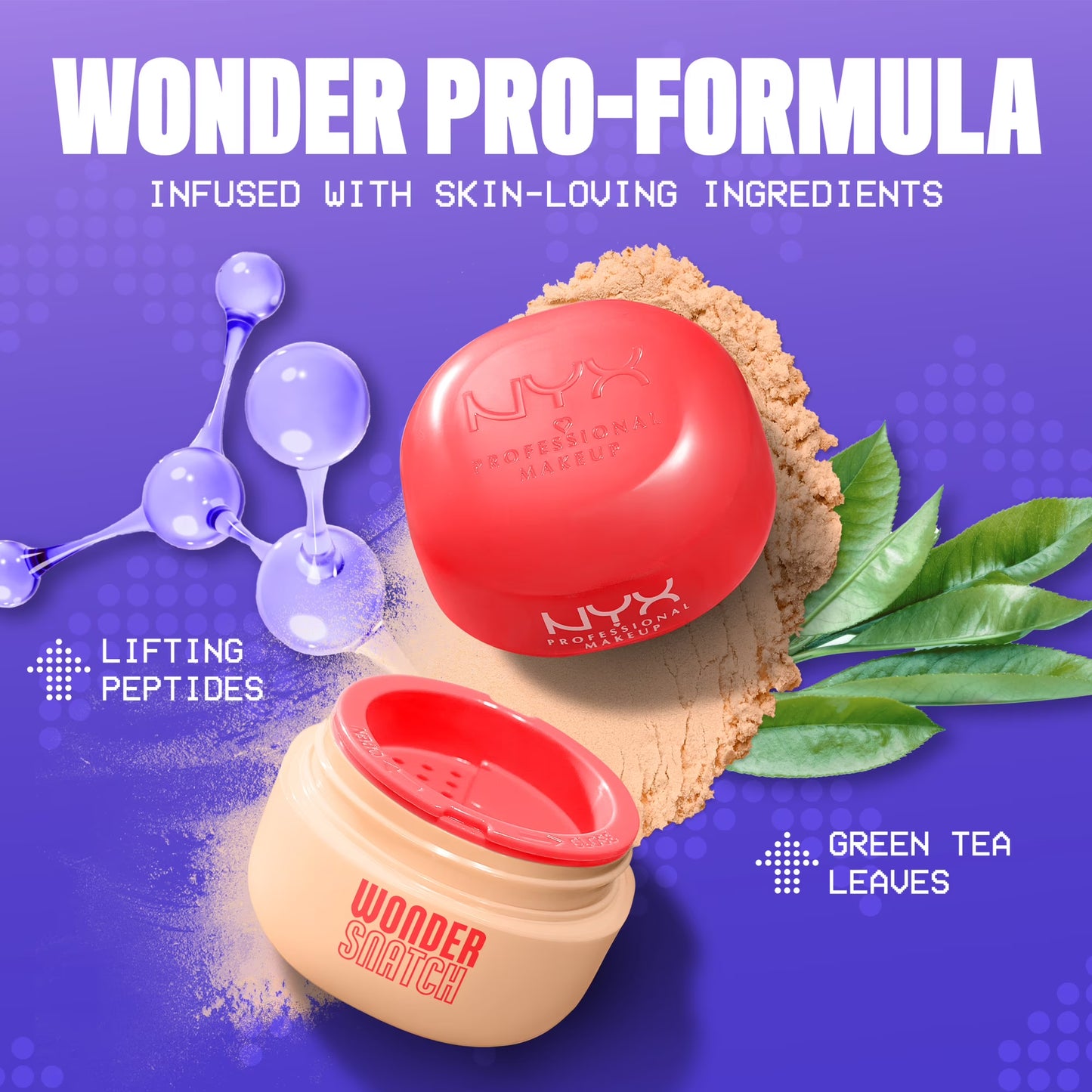 NYX Professional Makeup Wonder Snatch Translucent Setting Powder, Peach Posse 03