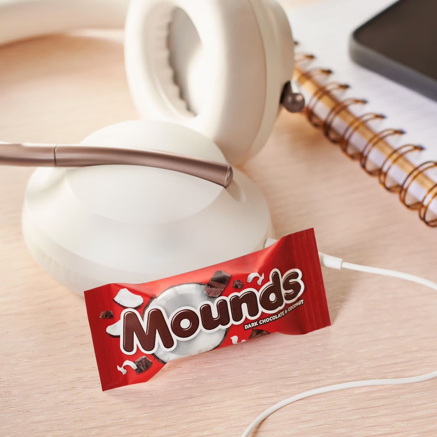 MOUNDS Coconut and Dark Chocolatey Snack Size, Candy Bars, 0.6 oz (10 Count)