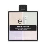 e.l.f. Set It Bright Correcting & Brightening Setting Powder Quad, Fair, 0.37 oz