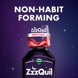 ZzzQuil Liquid Pain Reliever, Sleep Aid, Black Cherry Flavored, 2 Pack, 24 fl oz