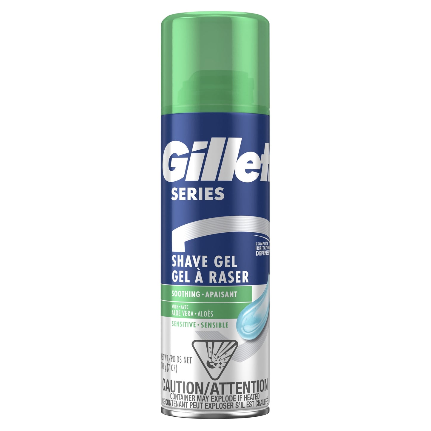 (2 pack) Gillette Series Soothing Shave Gel for Men with Aloe Vera, 7 oz