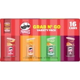 Pringles Potato Crisps Chips, Lunch Snacks, Variety Pack, 22oz Pack (16 Cans)