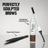Revlon PhotoReady Lifting Brow Gel, Tinted Eyebrow Lamination, 804 Rich Dark Brown, 0.23 fl oz