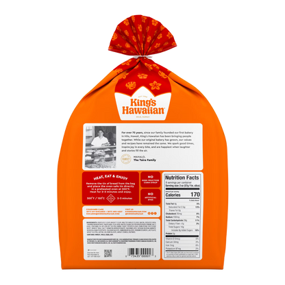 KING'S HAWAIIAN Round Hawaiian Sweet Bread, 16 oz