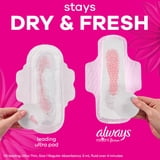 (3 pack) Always Radiant with FlexFoam Pads, Size 1, Regular, Wings, 42 Count
