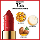 L'Oreal Paris Original Satin Lipstick for Moisturized Lips, 635 Worth It Medium, 1 Kit