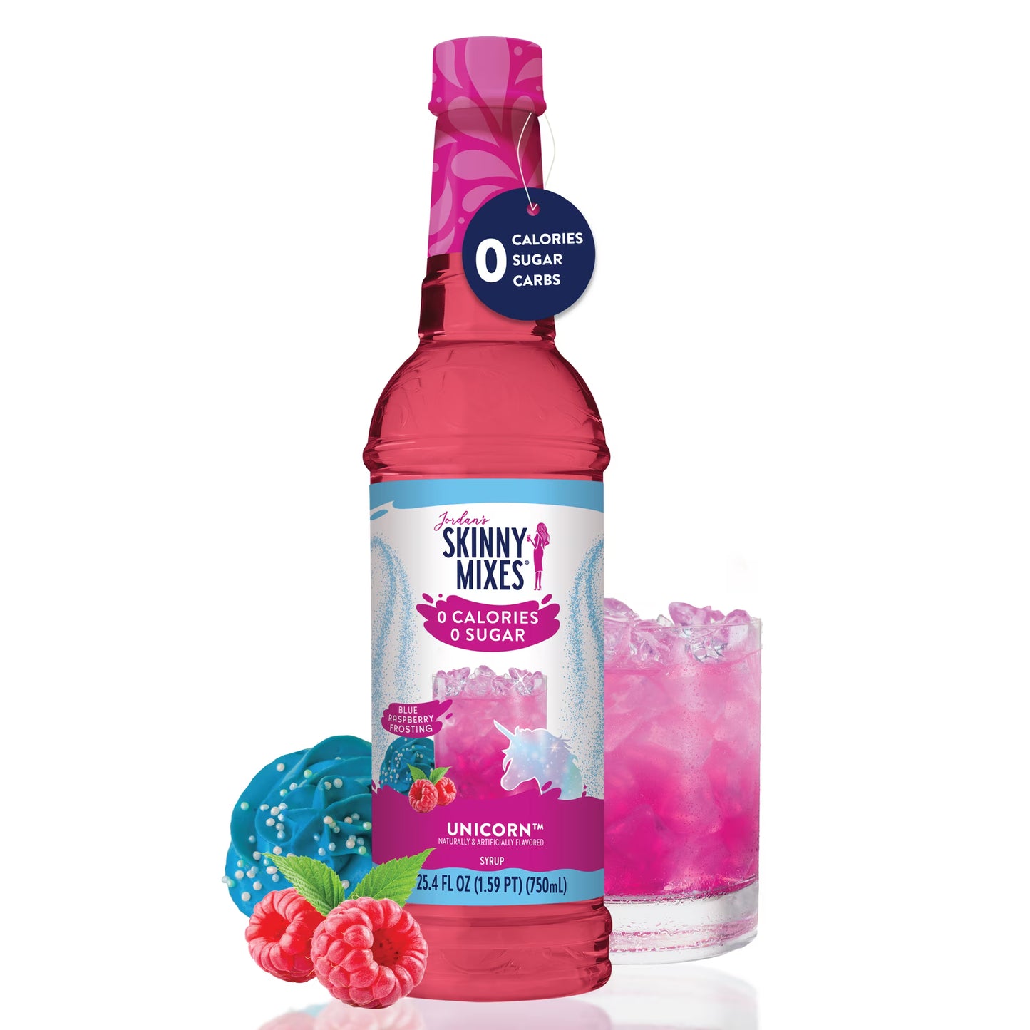 Jordan's Skinny Mixes Sugar Free Unicorn Syrup, 25.4 Fl Oz