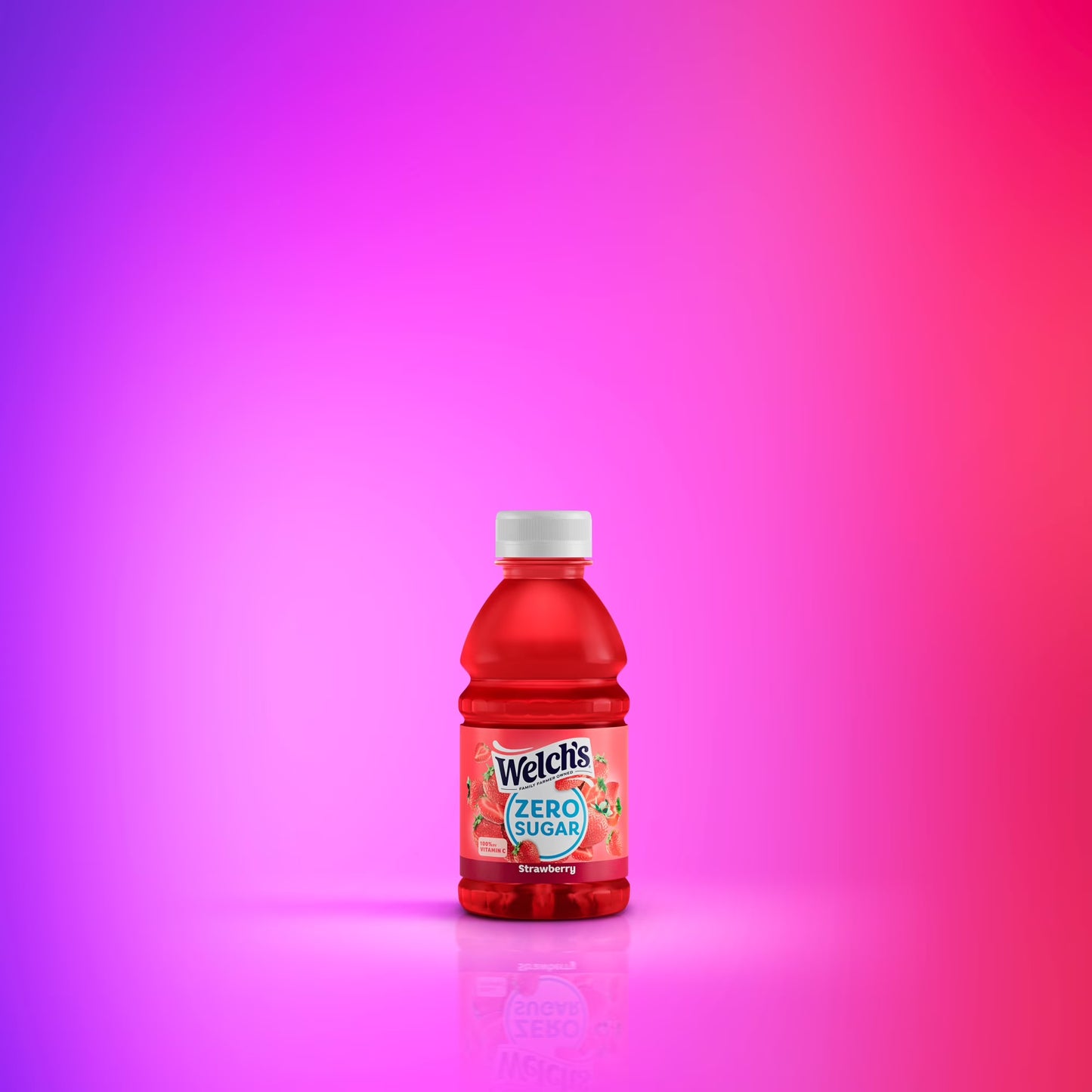 Welch's Strawberry Zero Sugar Drink, 10 fl oz Bottle