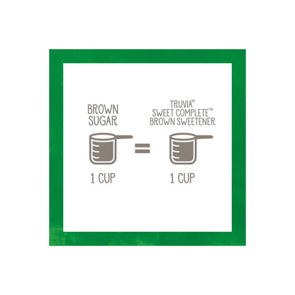 (8 pack) Truvia Sweet Complete Stevia Leaf Brown with a hint of Molasses, 14oz Bag
