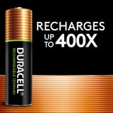 Duracell DX1500B4N Rechargeable Staycharged Nimh Batteries, Aa, 4/Pack