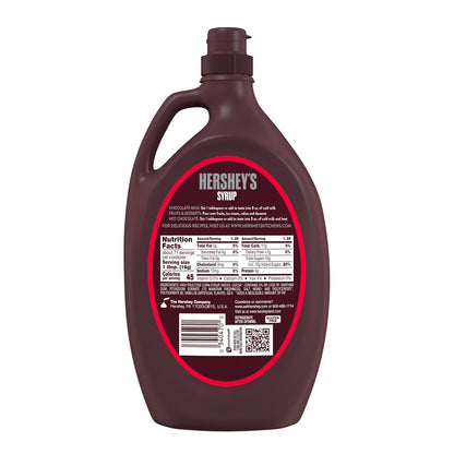 Hershey's Chocolate Flavored Syrup, Bulk Bottle 48 oz