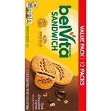 (3 pack) belVita Breakfast Bar Biscuit Sandwiches Dark Chocolate Creme, Value Pack, 12 Packs