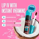 NYX Professional Makeup Lip IV Hydrating Lip Gloss Stain with Coconut Water, Water bout Wine, 0.16 fl oz