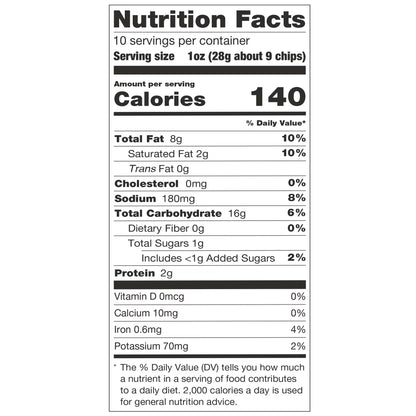 Outlaw Snax Spicy Ranch Flavored Tortilla Chips 10oz Family Size Bag