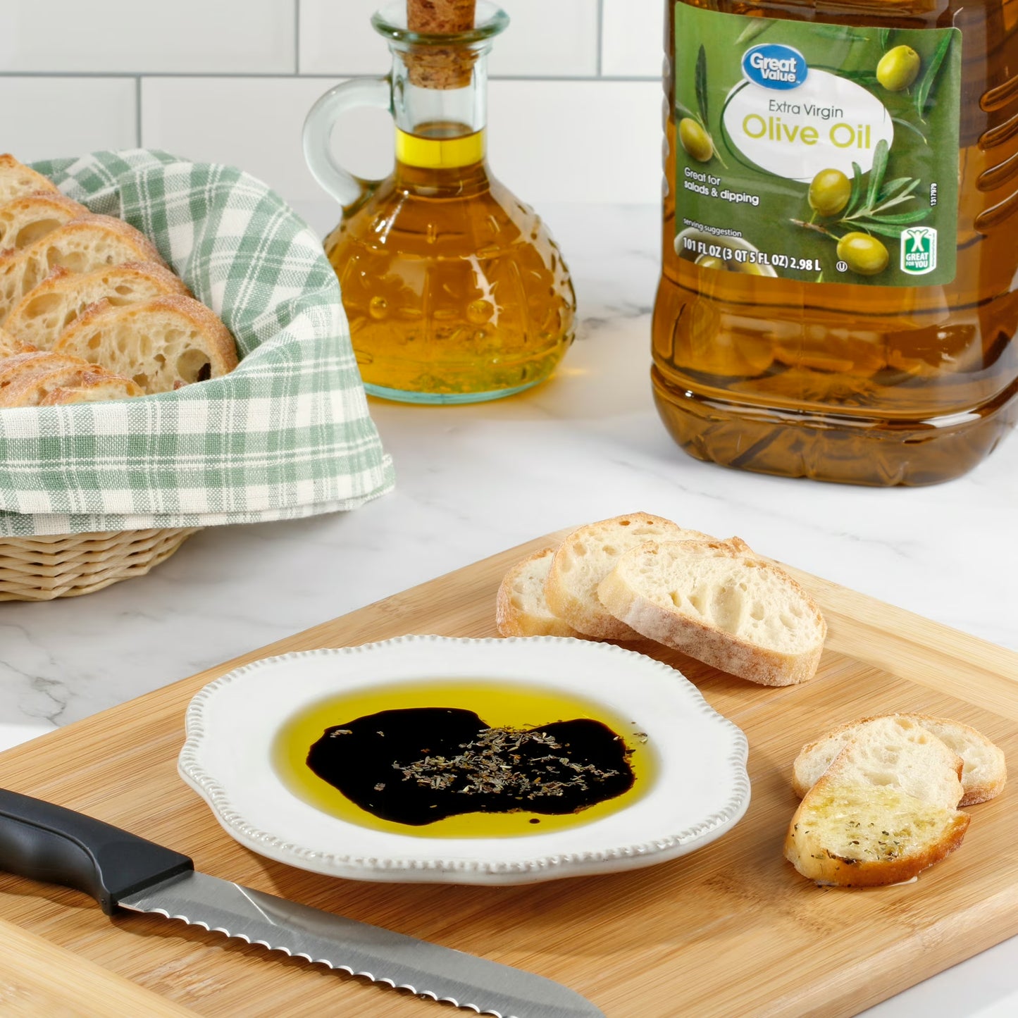 Great Value Extra Virgin Olive Oil, 101 fl oz