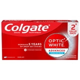 (2 pack) Colgate Optic White Advanced Sparkling White Toothpaste, Mint, 2 Pack, 4.5 OZ