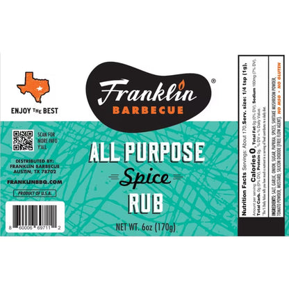 Franklin Barbecue All Purpose Seasoning, 6 oz