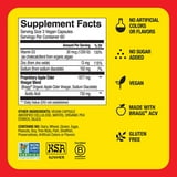 Bragg Apple Cider Vinegar Supplement Capsules, 180 ct.