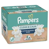 Pampers Wipes, Clean & Calm, Cotton Blossom Scent, 336 Wipes Total (6X Pop-Top Packs)