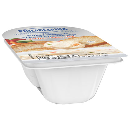 Philadelphia Multigrain Bagel Chips & Cream Cheese Dip, 1 Tray, for On-the-Go Snacking, Strawberry, No Artificial Flavors, Made with Real Fruit, 2.5 oz