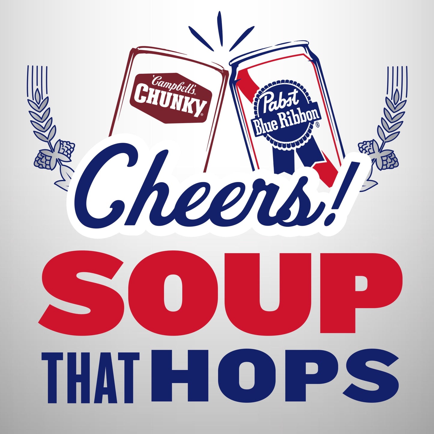 Campbell’s Chunky x Pabst Blue Ribbon Beer Cheese with Potatoes and Chorizo Soup, 18.8 oz Can