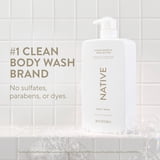 Native Body Wash for Women & Men, Sulfate Free, Sandalwood & Shea Butter, 36 fl oz
