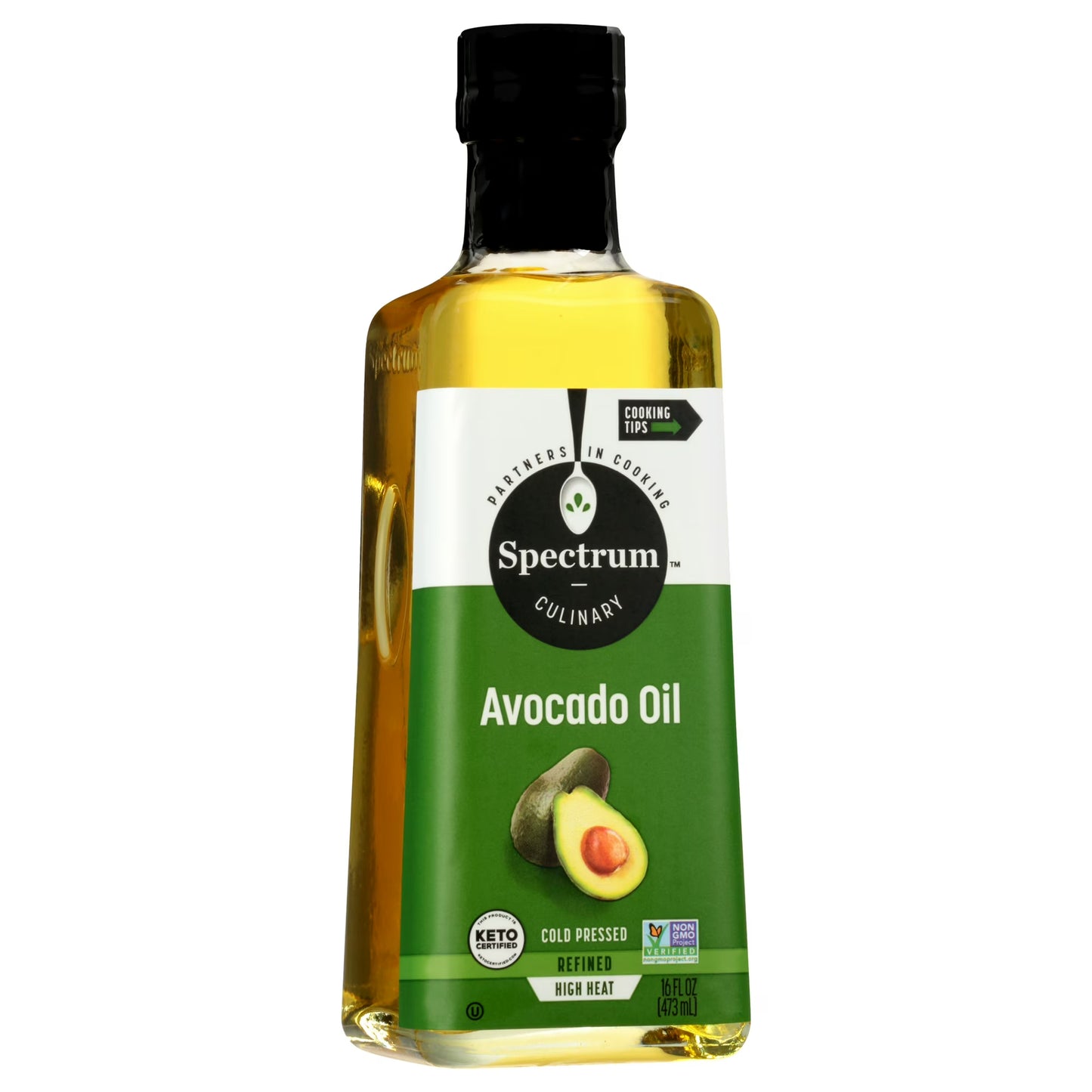 Spectrum Naturals Cold Pressed Refined Avocado Oil, 16 fl oz