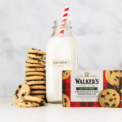 Walker’s Shortbread Gluten-Free Chocolate Chip Shortbread Cookies, Kosher, 9 Count (6 Pack)
