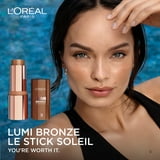 L’Oréal Paris Lumi Bronze Le Stick Soleil Bronzer, Bronze De Soleil 140, 0.31 oz