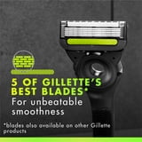 Gillette Labs Razor Blade Refills, Compatible with Exfoliating Bar & Heated Razor, 4 Refills