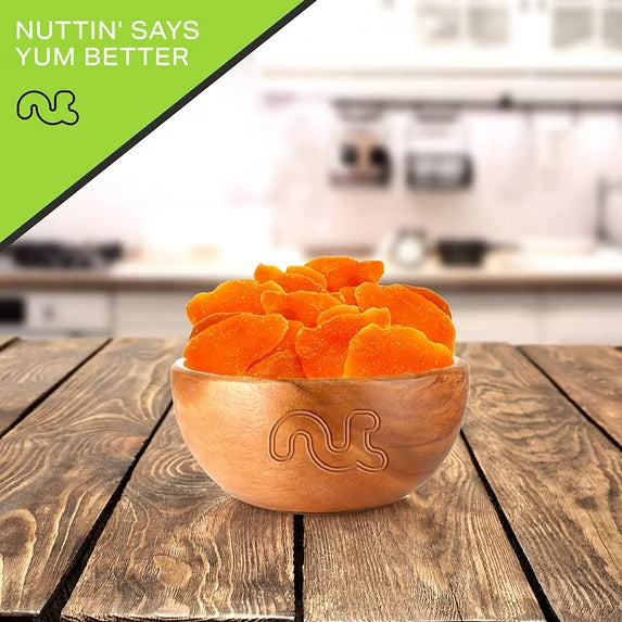 Nut Cravings Sun Dried Mango Slices, with Sugar Added (16oz - 1 lbs)