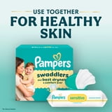 Pampers Swaddlers Fragrance Free Baby Diapers Size Newborn, 84 Count (Select for More Options)